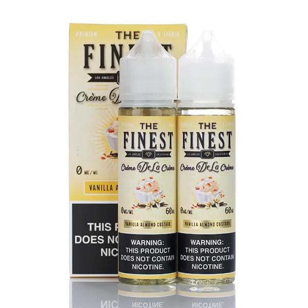 The Finest E-Liquid Creme De La Creme - No Nicotine Vape Juice - 120ml - Black Coral